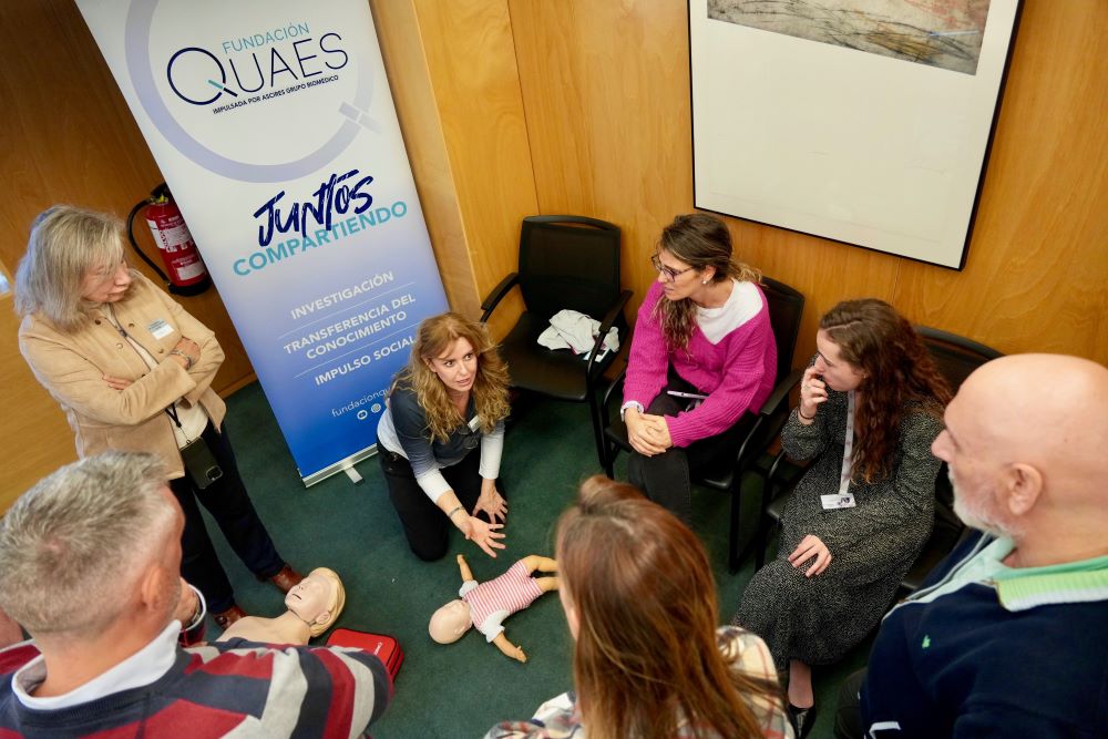 Formación de Reanimación Cardiopulmonar - RCP - en el Congreso de los Diputados